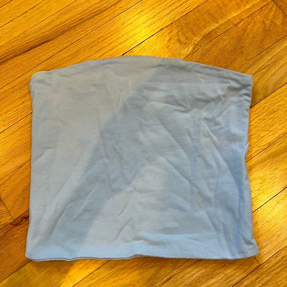 Brandy Melville baby blue tube top